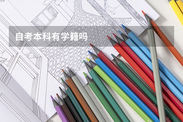 自考本科有学籍吗