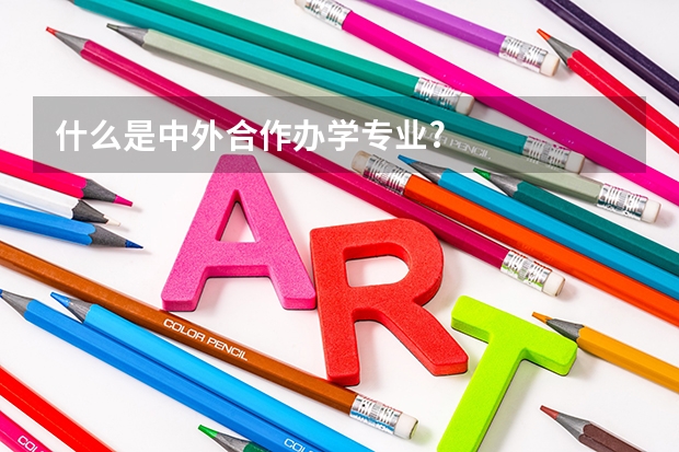 什么是中外合作办学专业?