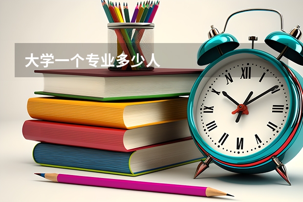 大学一个专业多少人
