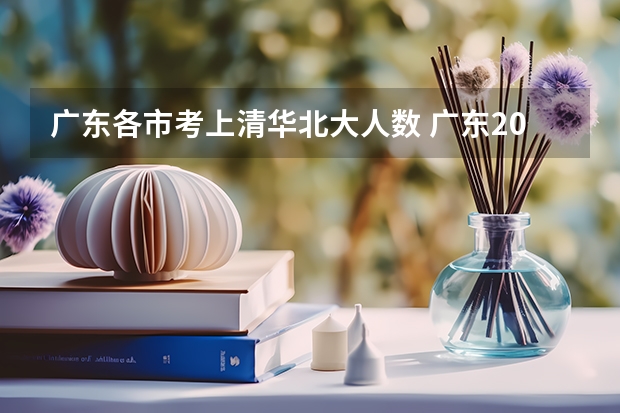 广东各市考上清华北大人数 广东2023年招生计划和人数