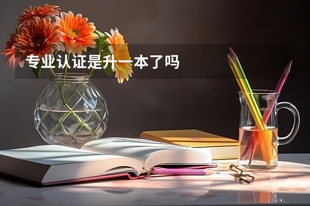 专业认证是升一本了吗