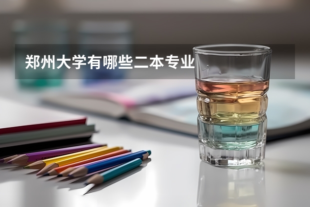 郑州大学有哪些二本专业